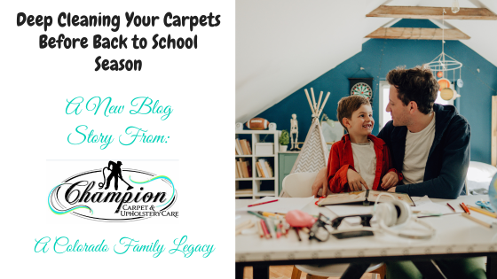 Deep Cleaning Your Carpets Before Back to School Season