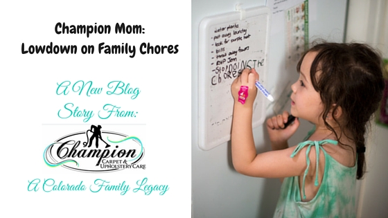 Champion Mom: The Lowdown on Family Chores