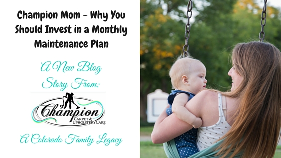 Champion Mom - Why You Should Invest in a Monthly Maintenance Plan