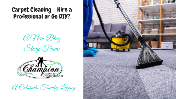 Carpet Cleaning - Hire a Professional or Go DIY?
