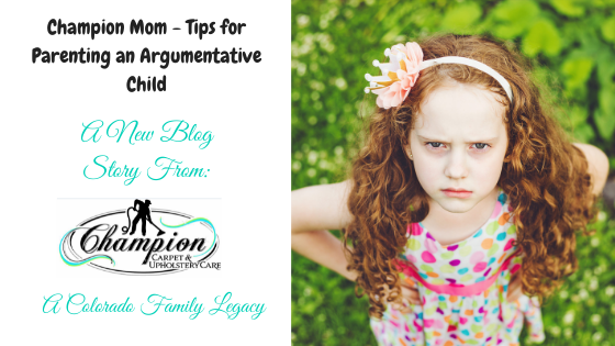 Champion Mom - Tips for Parenting an Argumentative Child