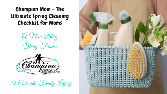 Champion Mom - The Ultimate Spring Cleaning Checklist for Moms