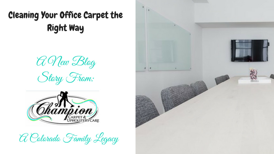 Cleaning Your Office Carpet the Right Way