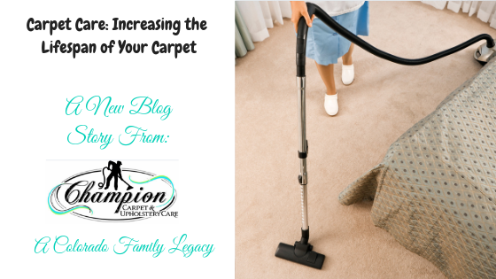 Carpet Care: Increasing the Lifespan of Your Carpet